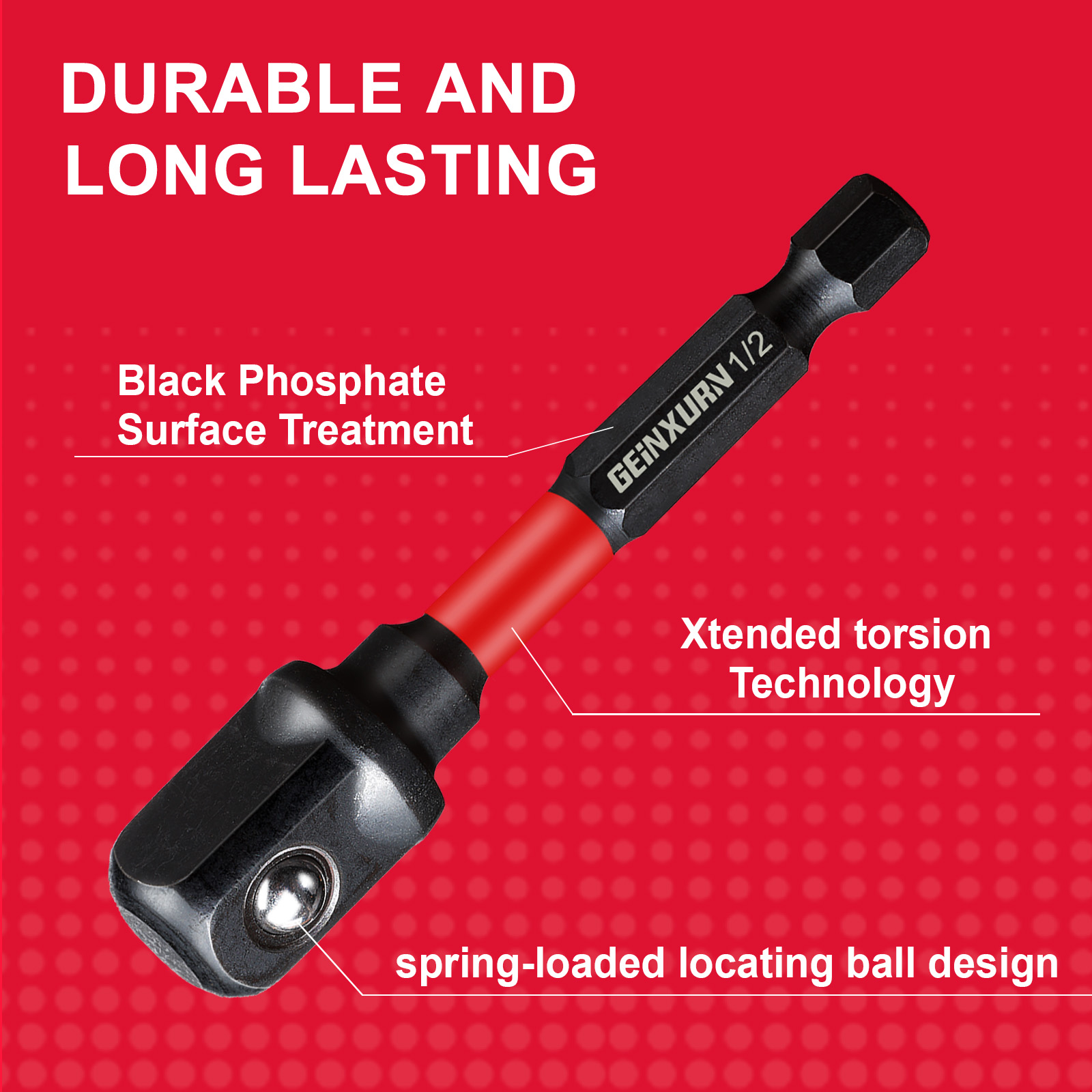 Geinxurn Impact Socket Adapter - Cnc Bits 评论和价格