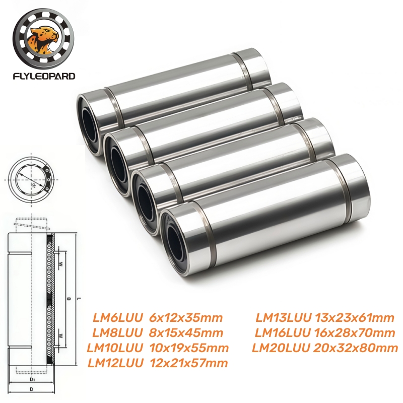 1pcs LM3UU LM4UU LM6UU LM8UU L - Lm8Uu Bearing 评论和价格