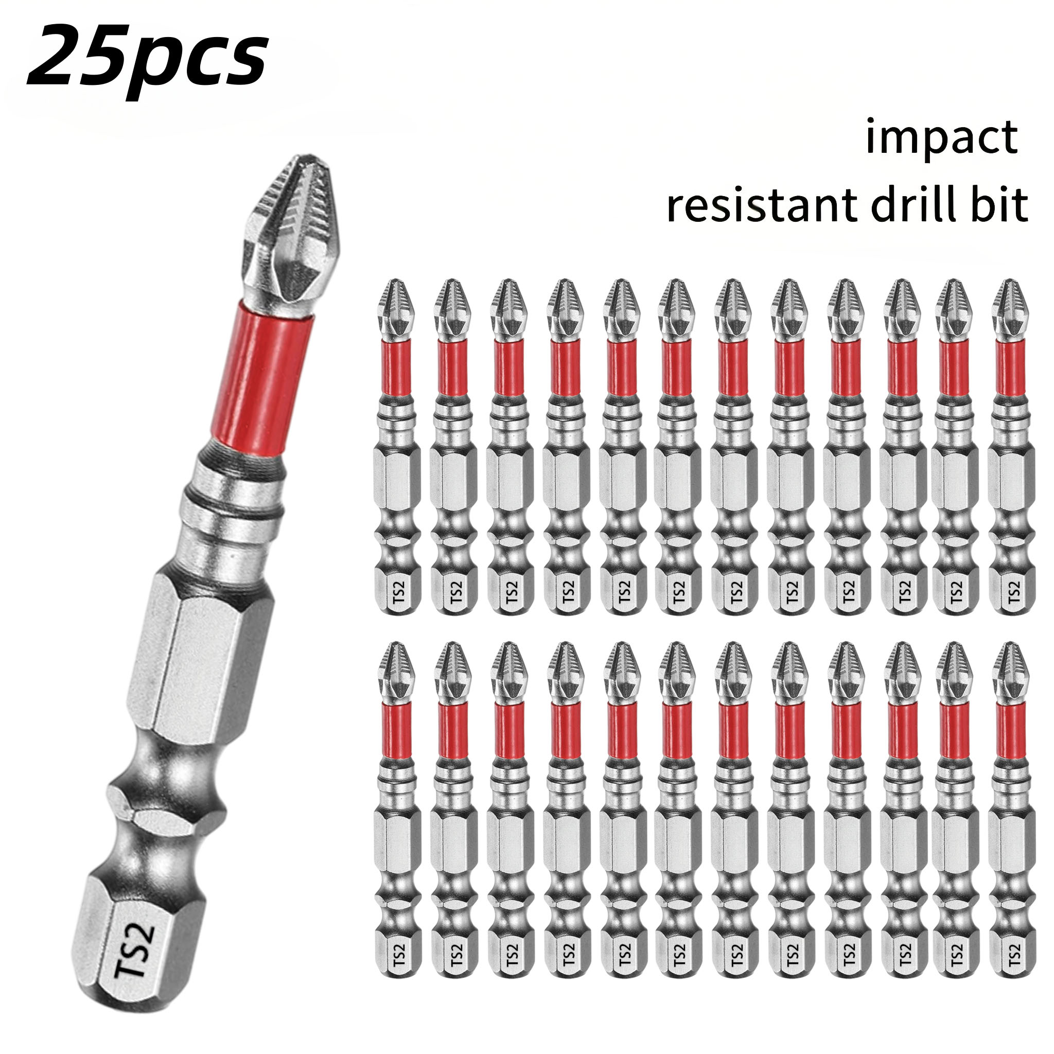 25Pcs 50mm Professional Long S - Drill Bit Set 评论和价格