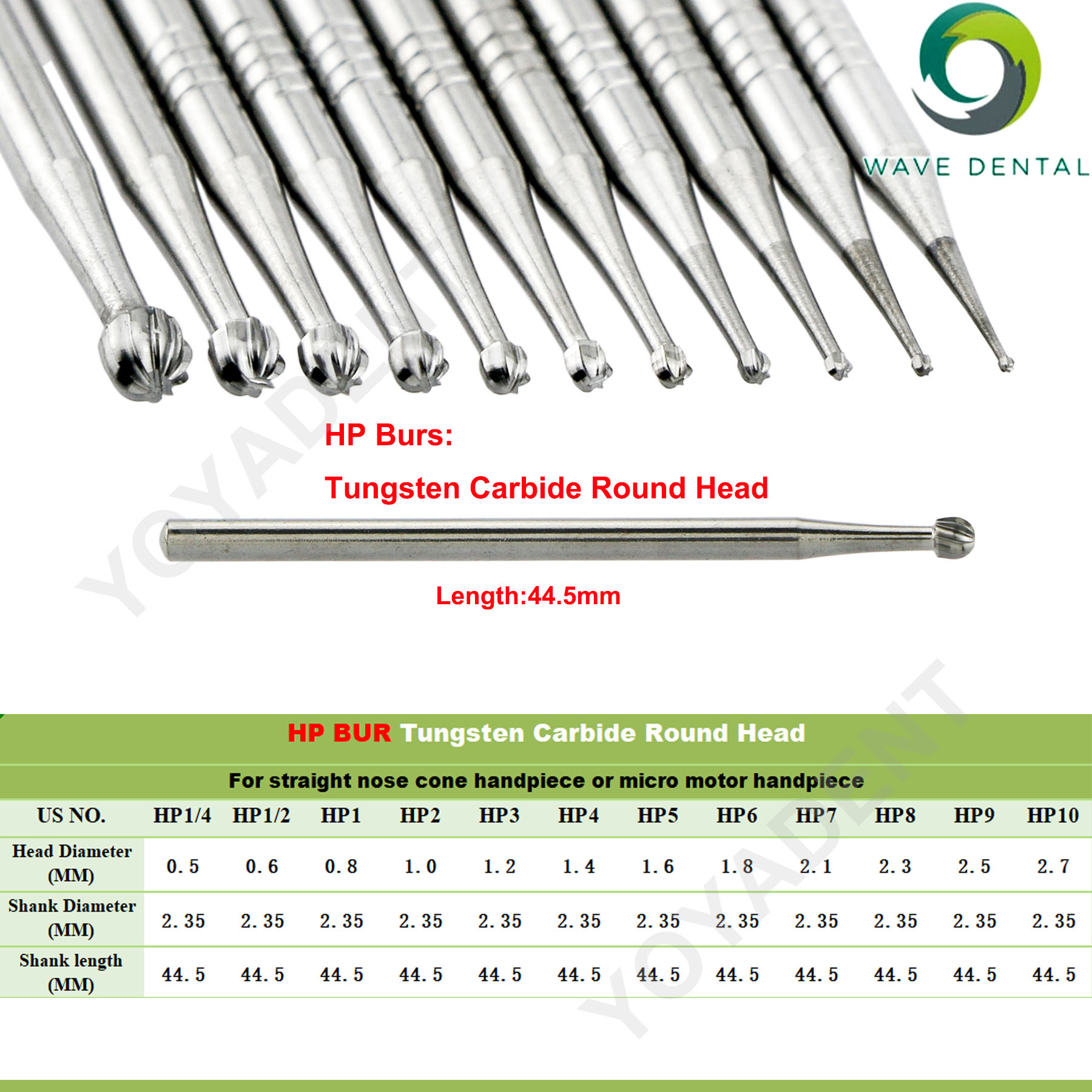 WAVE Dental Burs Tungsten Carb - Carbide End Mill 评论和价格
