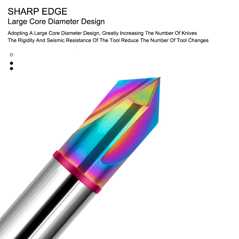 SHAZAM HRC60 60°90°120° Straig - End Mill Set 评论和价格