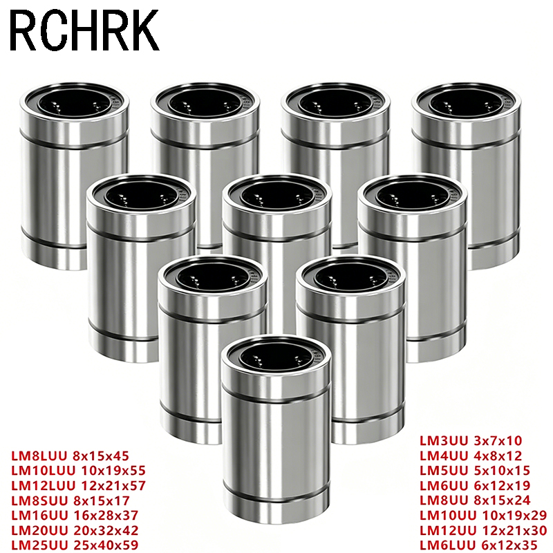 4/10PCS LM8UU LM10UU LM16UU LM - Linear Rod 8Mm 评论和价格