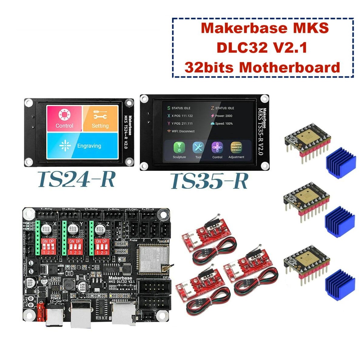 Makerbase MKS DLC32 V2.1 32bit - Lm8Uu Bearing 评论和价格