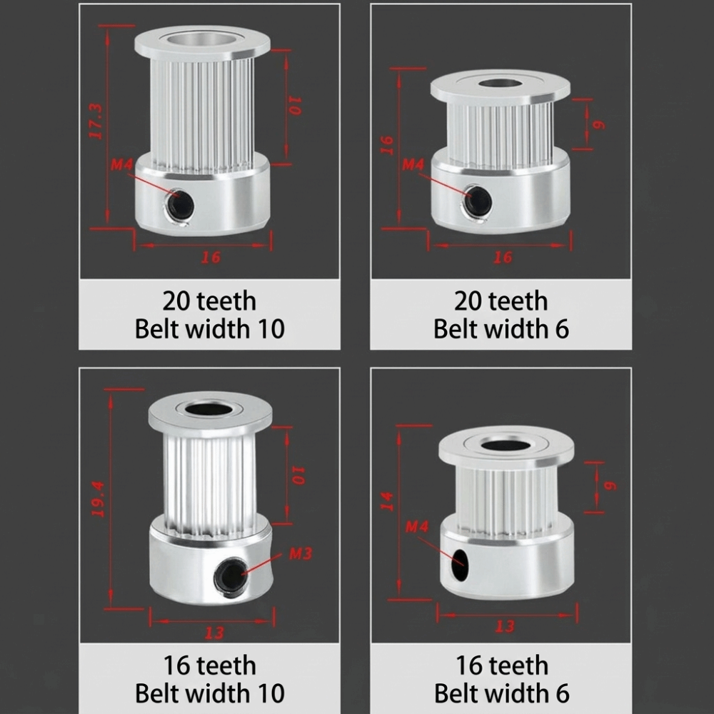16T 20T GT2 Timing Pulley Belt - Gt2 Pulley 评论和价格