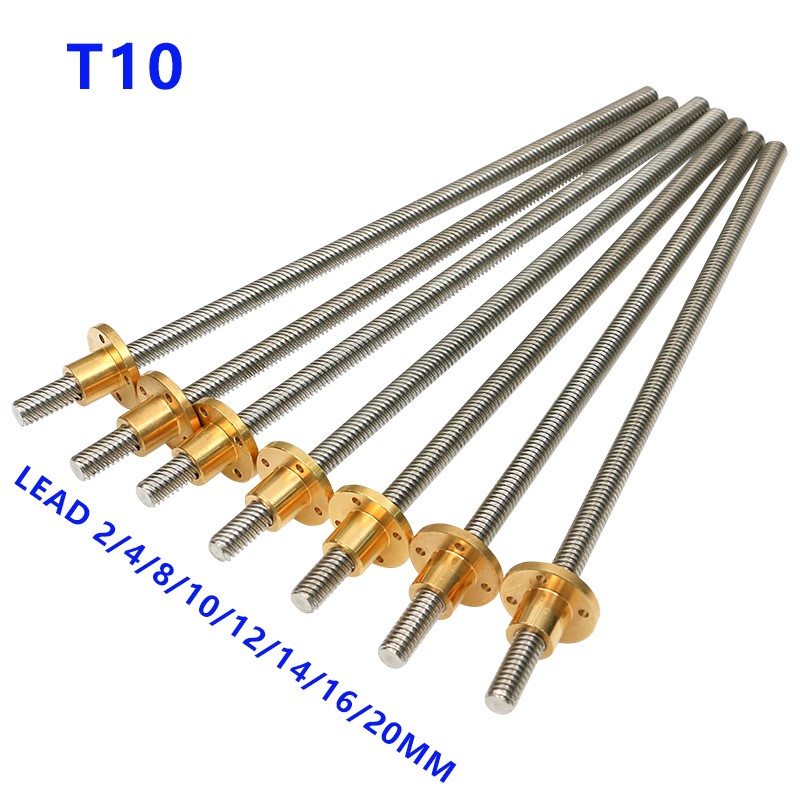 304 stainless steel T10 10mm L - Lead Screw 8Mm 评论和价格