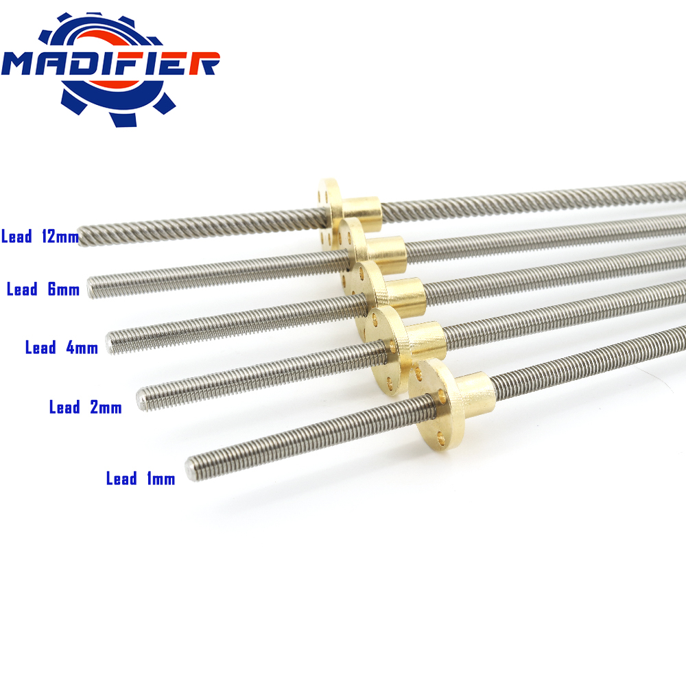 304 stainless steel T6 screw l - Lead Screw 8Mm 评论和价格