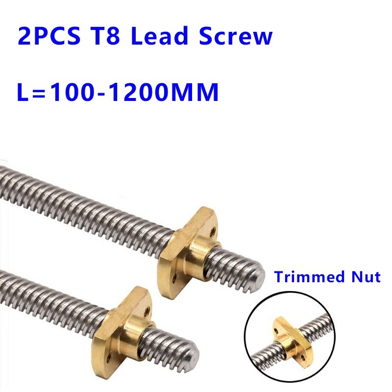 T8 T-type Trapezoidal Lead Scr - Lead Screw 8Mm 评论和价格