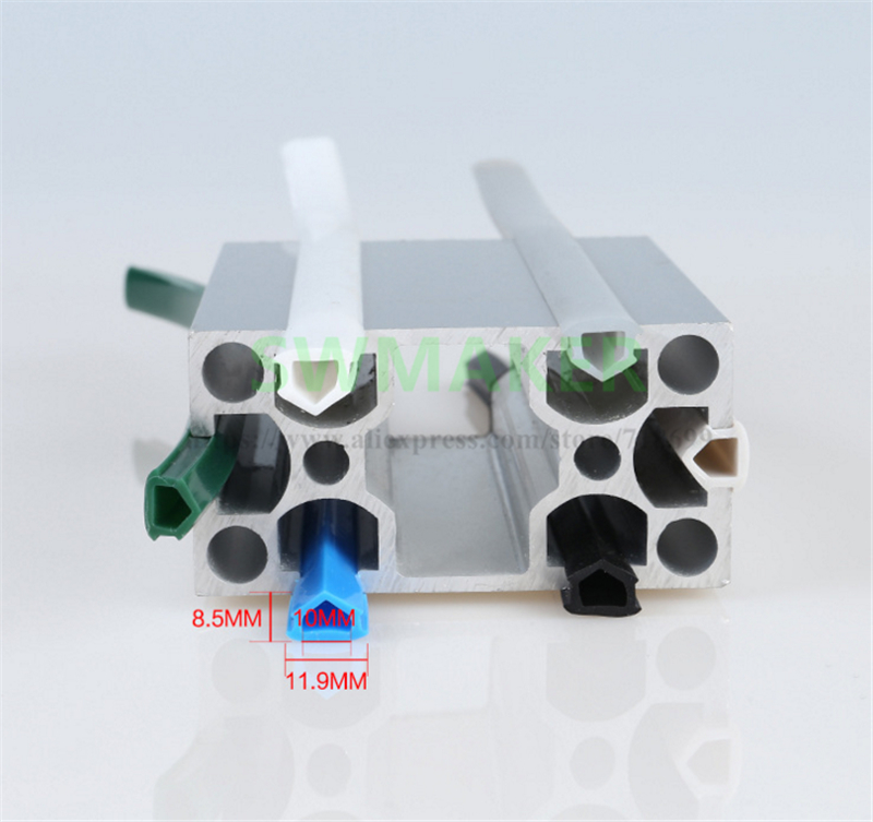 1 Meter 6mm/8mm/10mm Flat Seal - Linear Rod 8Mm 评论和价格