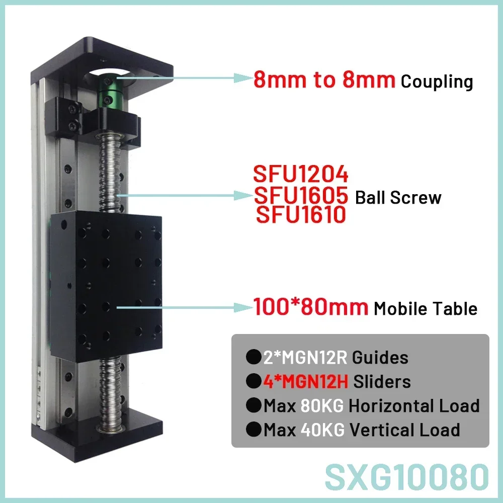 Double Square Linear Guide Sli - Ball Screw 评论和价格