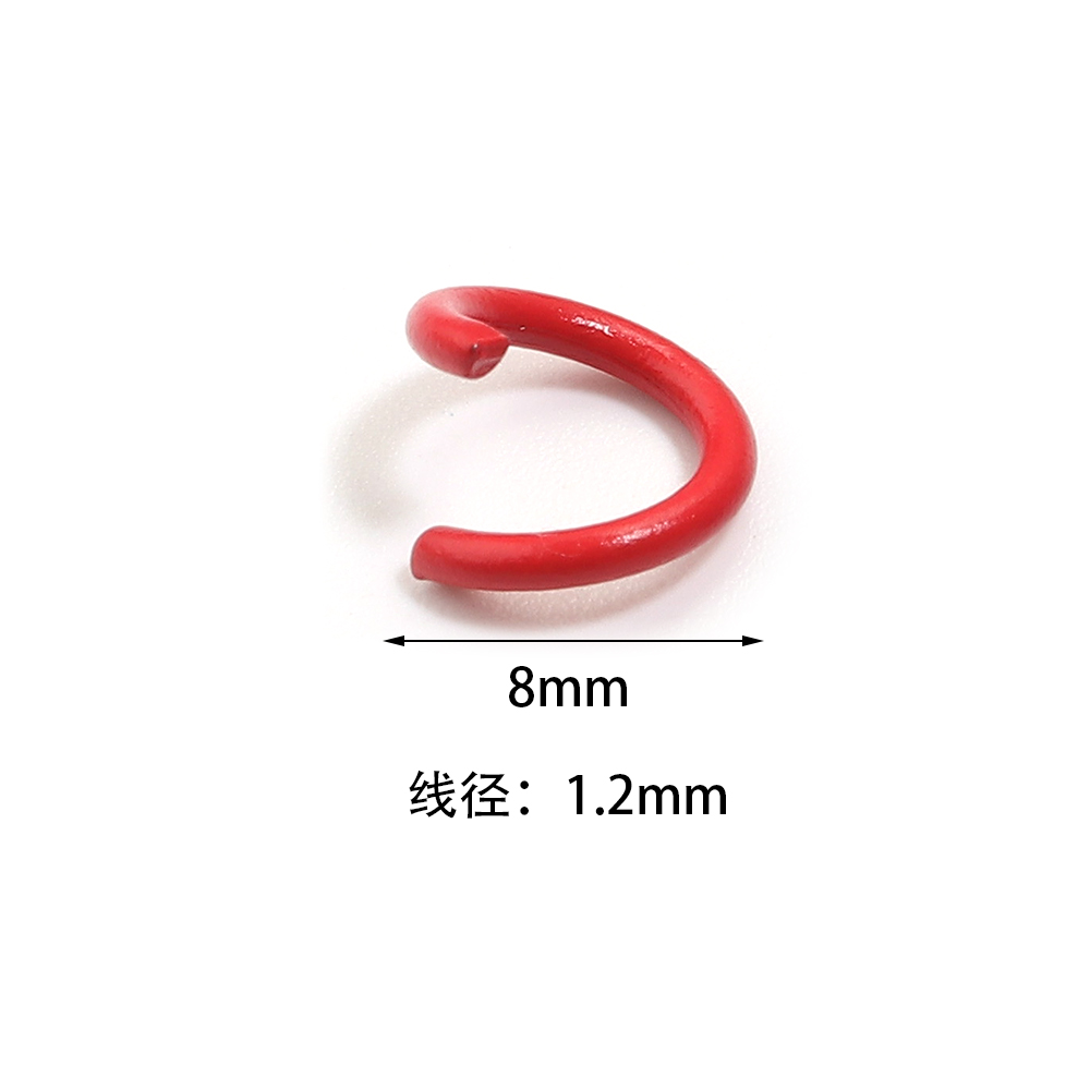 200pcs 8mm Metal Iron Colorful - Coupling 8Mm 评论和价格