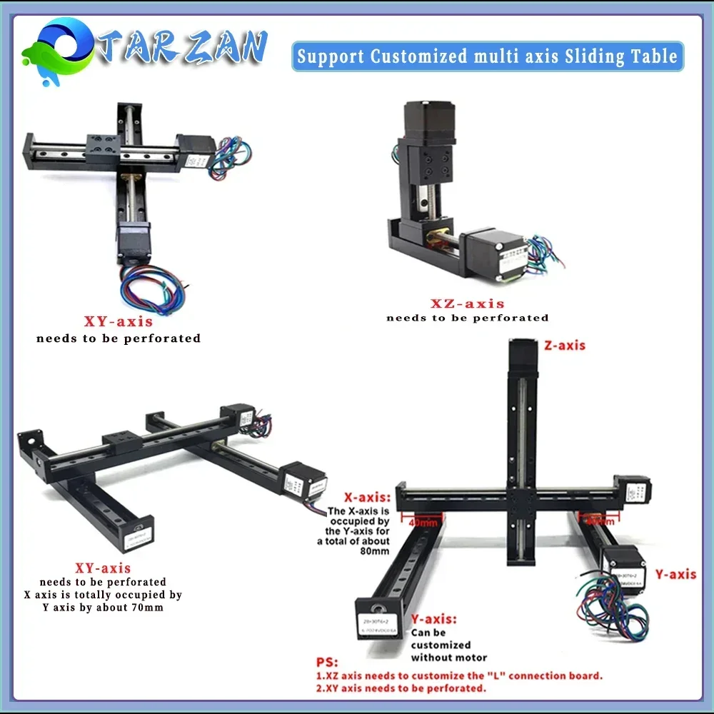CNC Mini T-type Sliding Table  - Linear Rod 8Mm 评论和价格