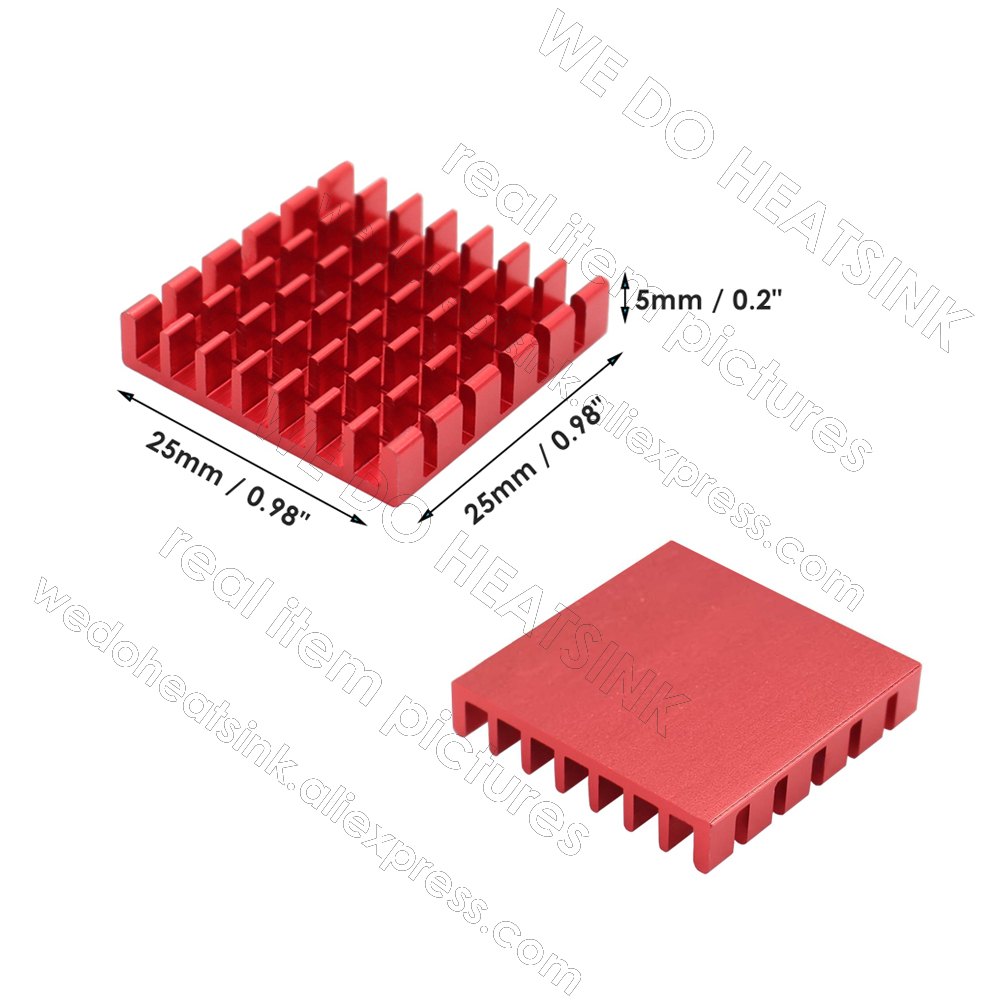 WE DO HEATSINK 25x25x5mm Witho - Aluminium Extrusion 评论和价格