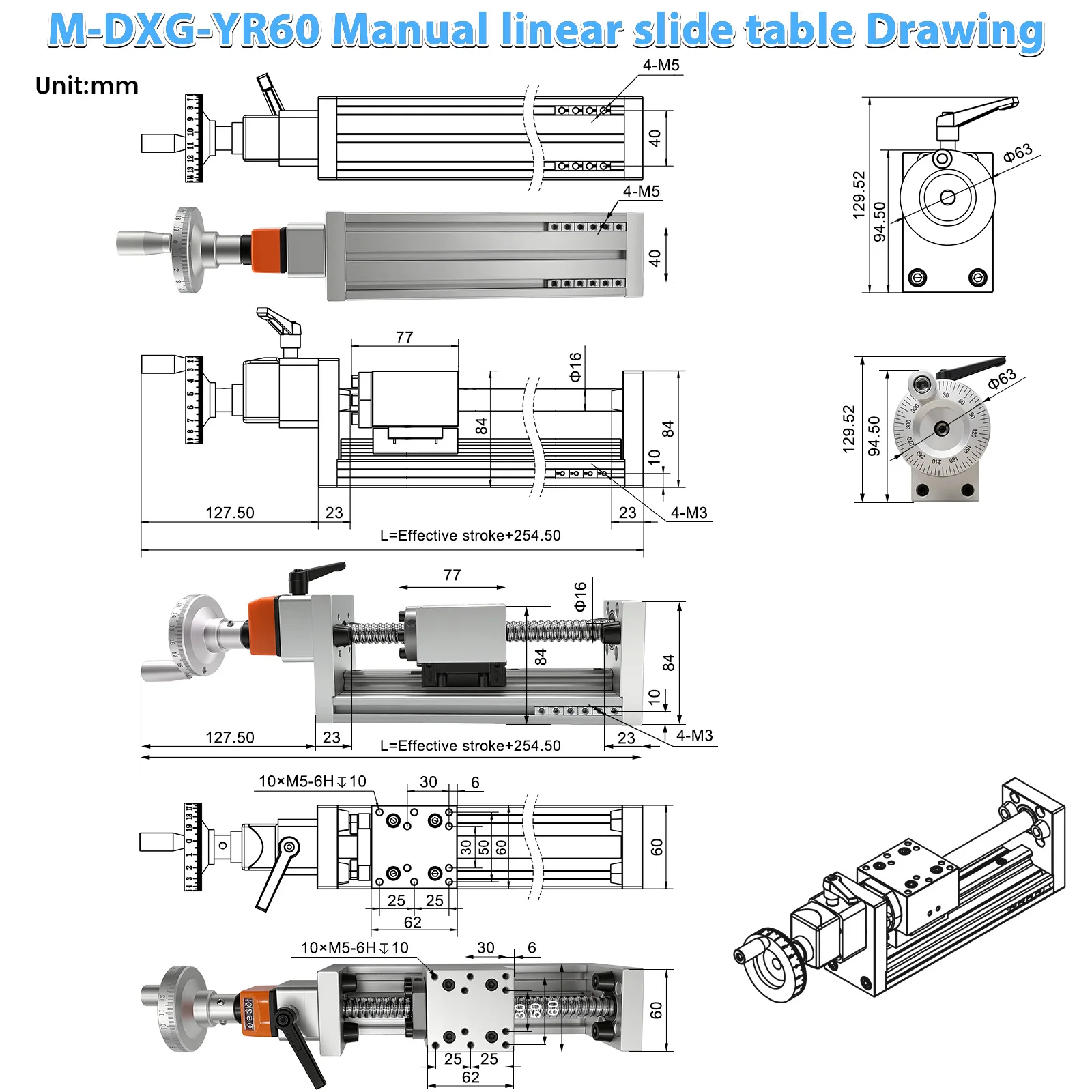 60KG Load Manual Linear Guide  - Linear Rail 评论和价格